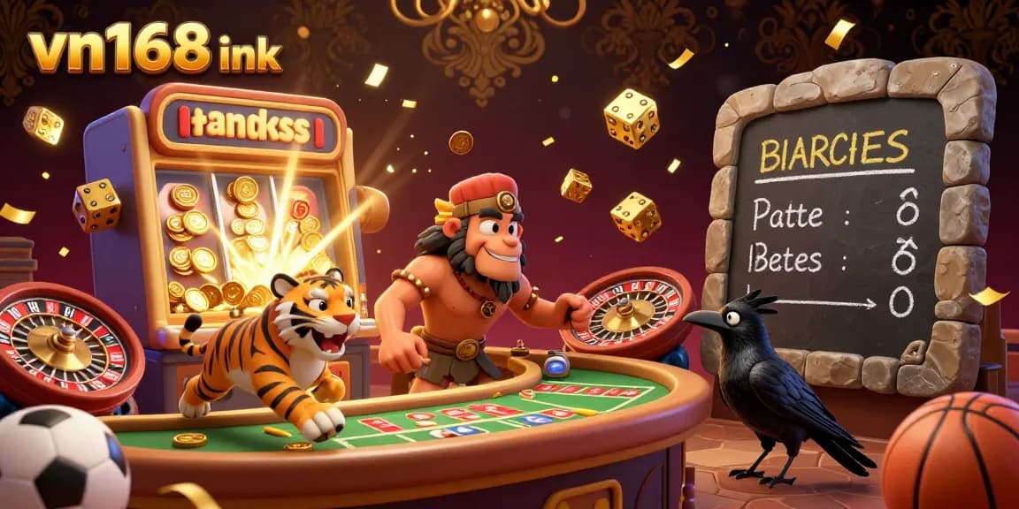 Bet on exciting prehistoric games at vn168 ink's vibrant casino, full of golden wins and dynamic action.