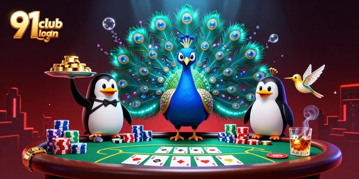 Experience thrilling gameplay at 91 club login with a vibrant casino scene showcasing poker excitement.