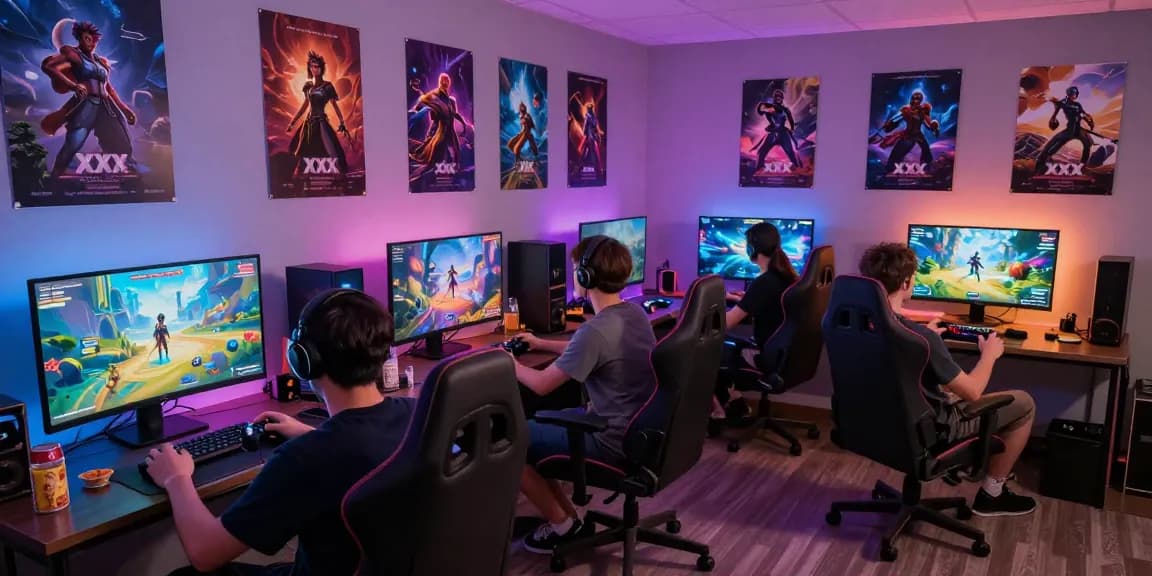 Engaging gameplay in vibrant adult gaming scene featuring xxx game characters.