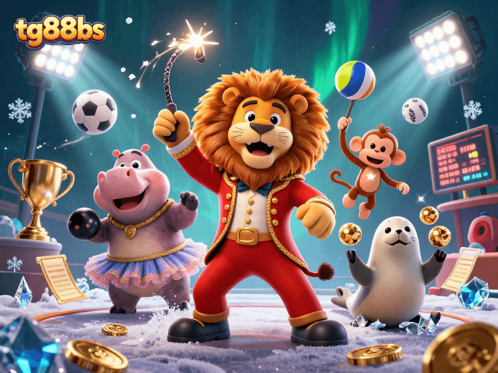 Engage with tg88bs in a thrilling casino adventure featuring dynamic characters and sports elements.