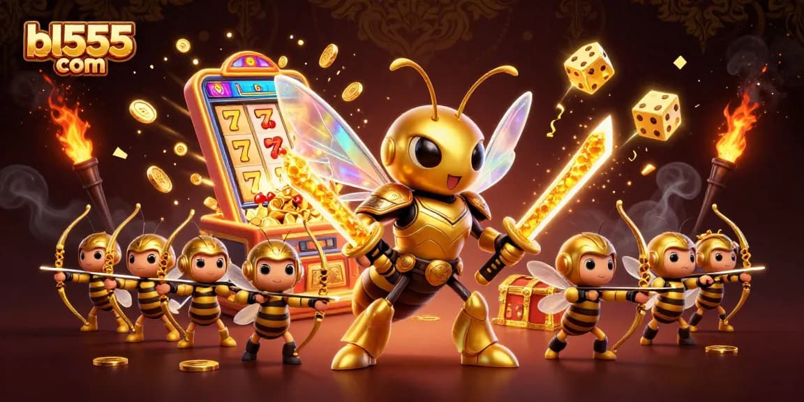 Experience thrilling moments with bl555 com, showcasing an exhilarating casino adventure with vibrant characters.