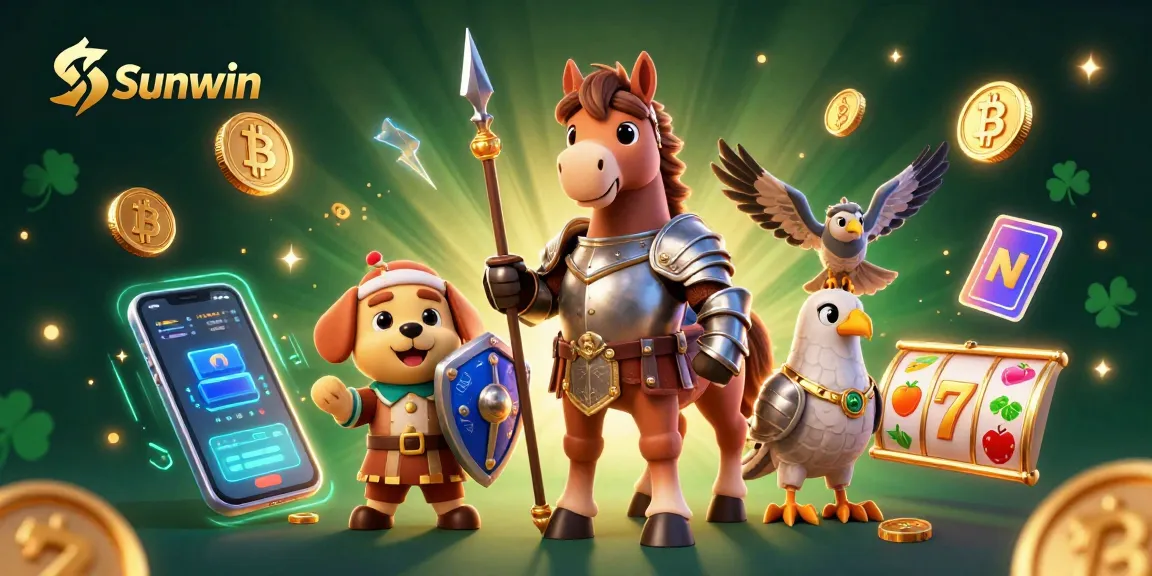 Engage with exciting slots and crypto features at Sunwin with a medieval knight scene.
