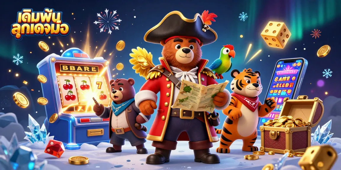 Engage in เดิมพันลูกเตะมุม with a thrilling 3D casino adventure featuring dynamic characters and vibrant gaming elements.