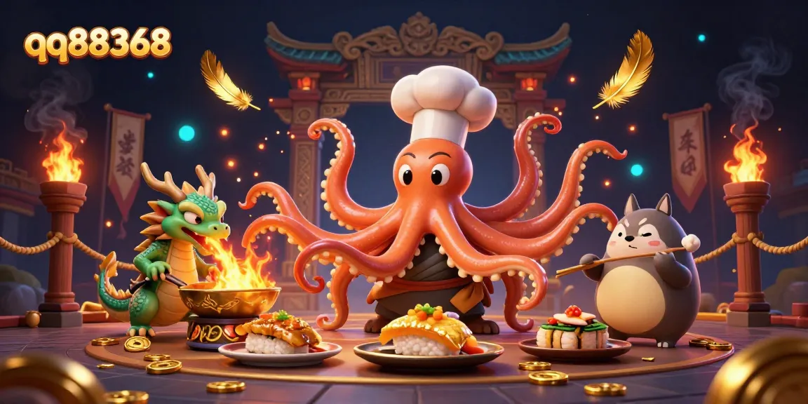 Engage in thrilling casino gameplay at qq88368 with dynamic characters and golden tokens.