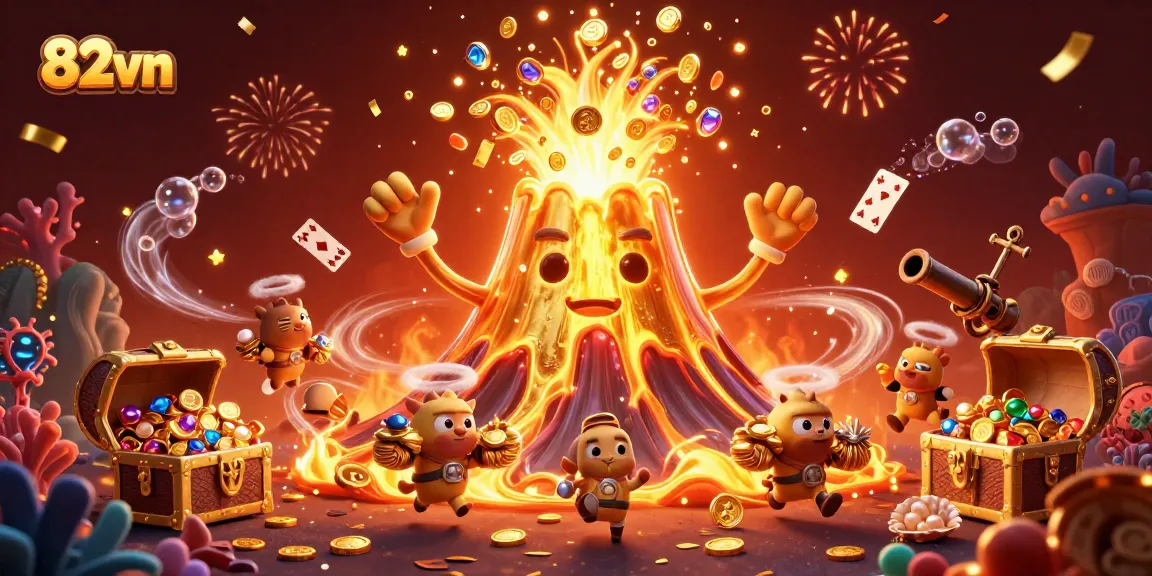 Experience the thrill of winning with 82vn's vibrant casino atmosphere, featuring treasures and excitement.