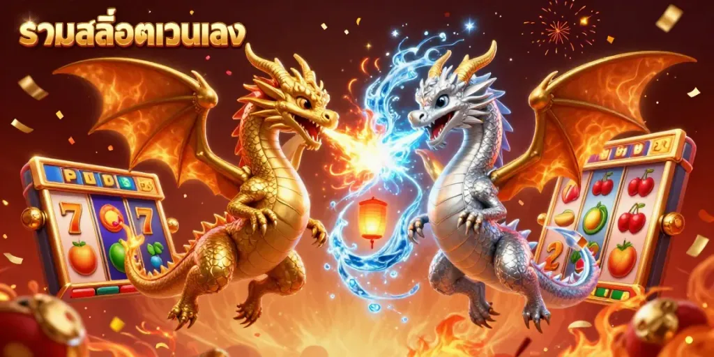 Spin vibrant slots with twin dragons in a dazzling celebration of รวมสล็อตเว็บตรง.