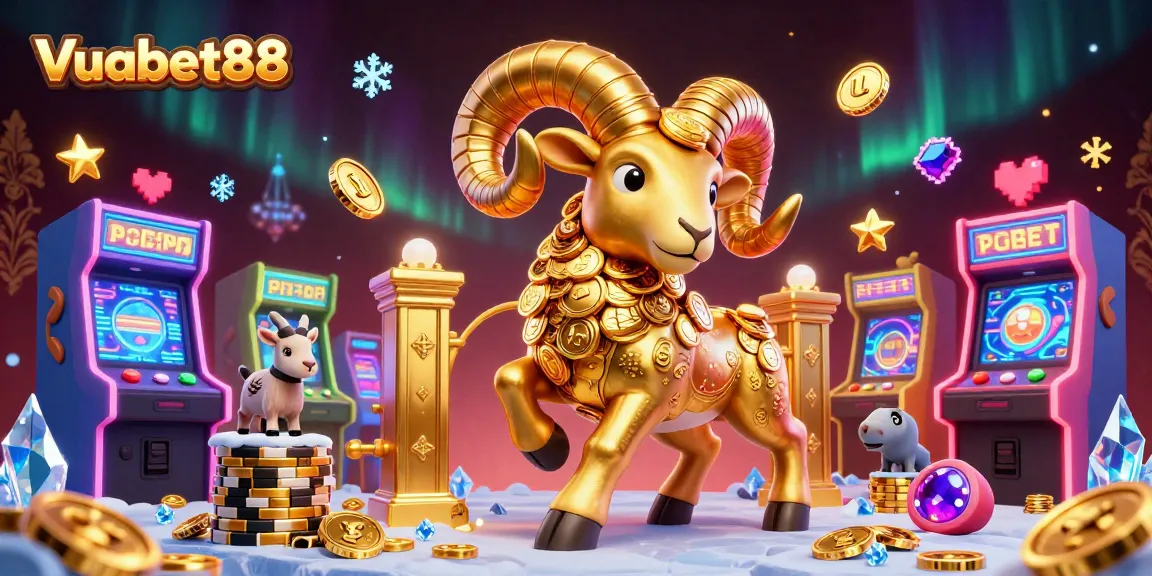 Experience thrilling gameplay at Vuabet88 with an exciting 3D casino illustration featuring vibrant game elements.