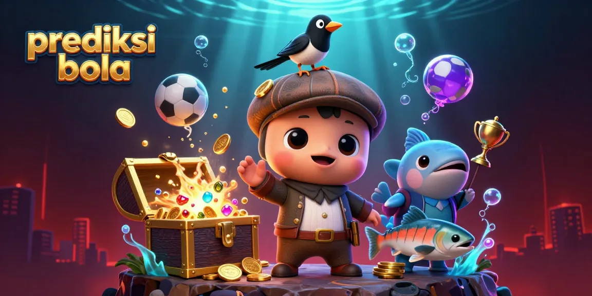 Experience exciting predictions for soccer with a vibrant scene, highlighting prediksi bola!